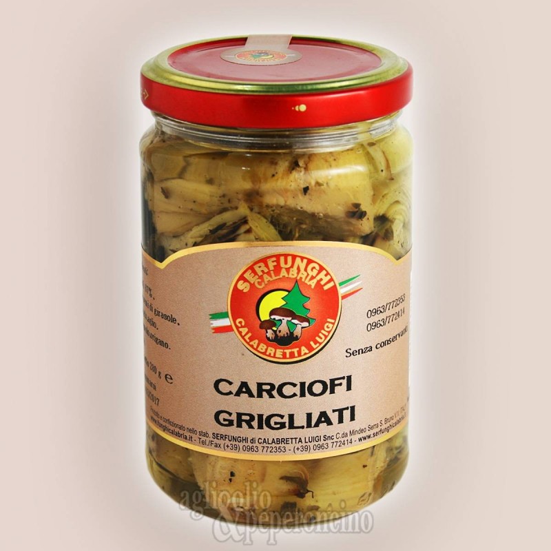 carciofi grigliati