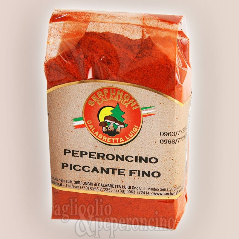 Peperoncino calabrese piccante fino in polvere