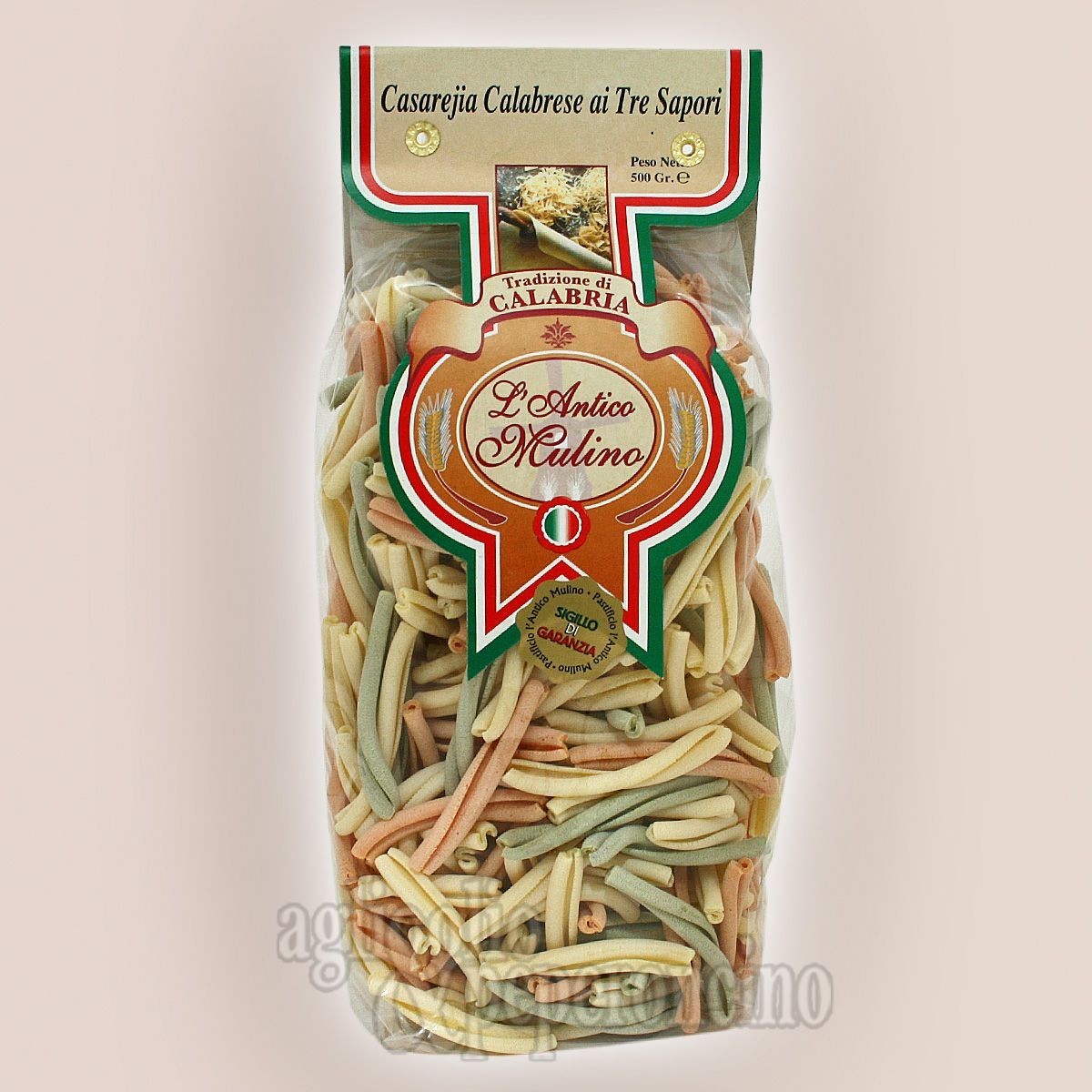 Casareja ai tre sapori 500 gr - Pasta artigianale calabrese