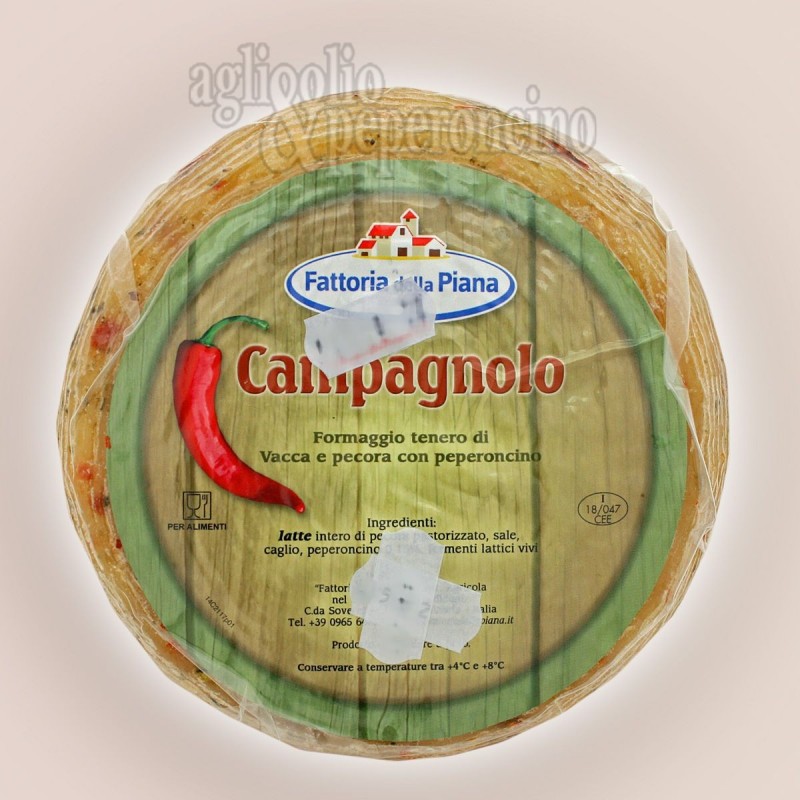 Campagnolo formaggio misto al peperoncino - Fattoria della Piana