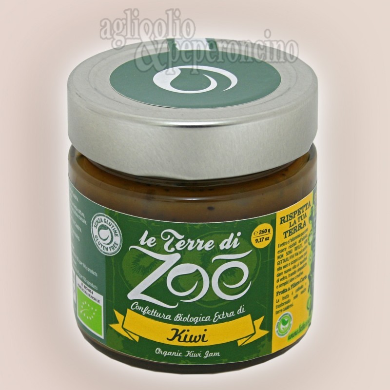 Marmellata Biologica di kiwi - Gluten Free con frutta calabrese Bio