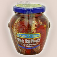 Orto in mare piccante - Alici e pomodori secchi con peperoncino piccante