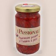 Peperoncino di Calabria sottolio a pezzi 212 ml - I Passionali - Calabrese 100% 