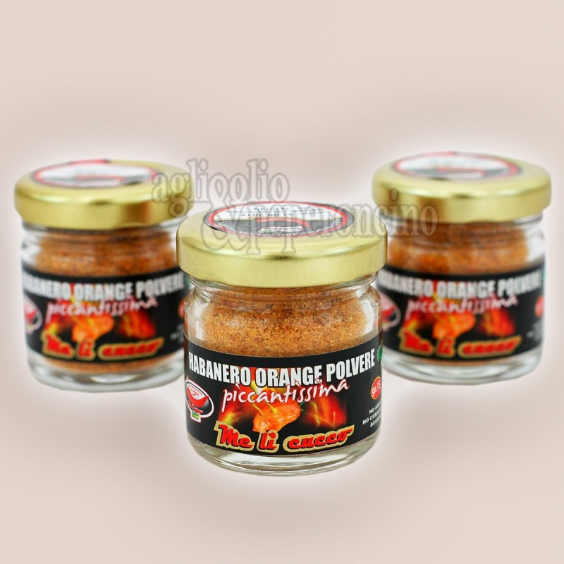 Habanero orange - Polvere di peperoncino habanero coltivato in Calabria