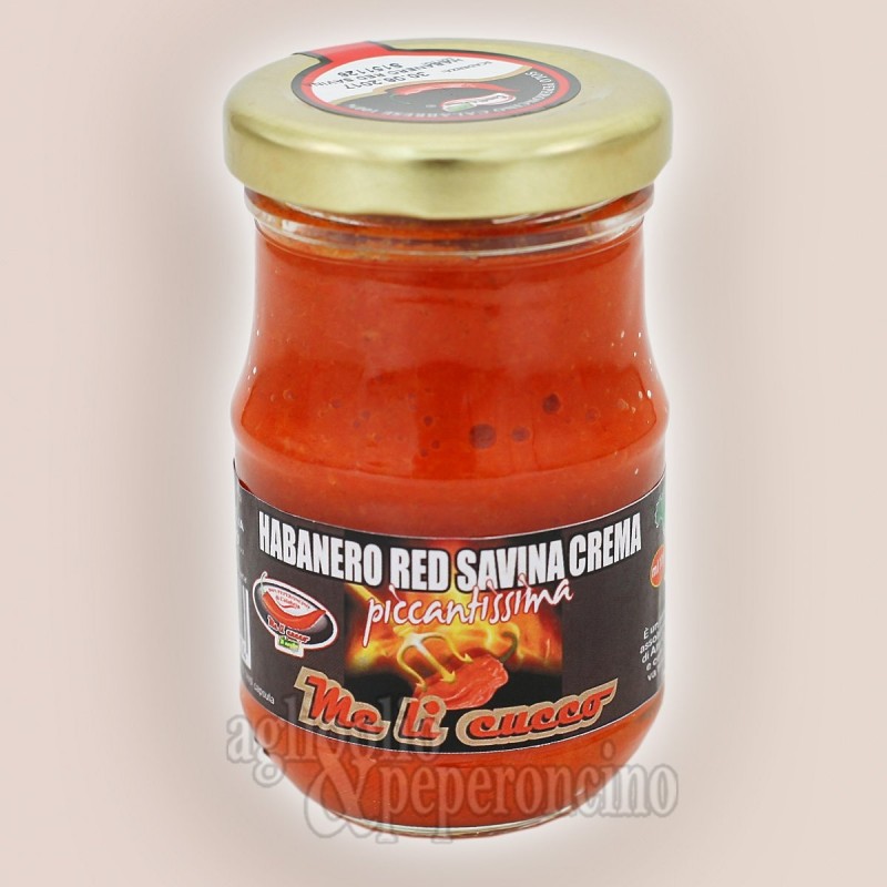 Crema di Habanero Red Savina - A base di peperoncino coltivato in Calabria 