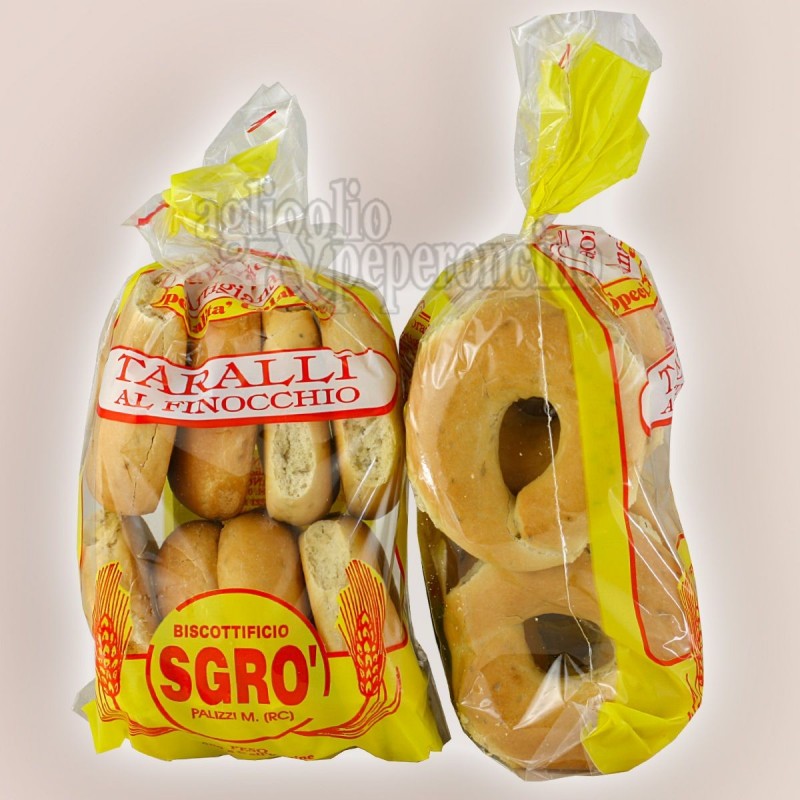 Taralli giganti reggini al finocchio - Prodotti artigianalmente