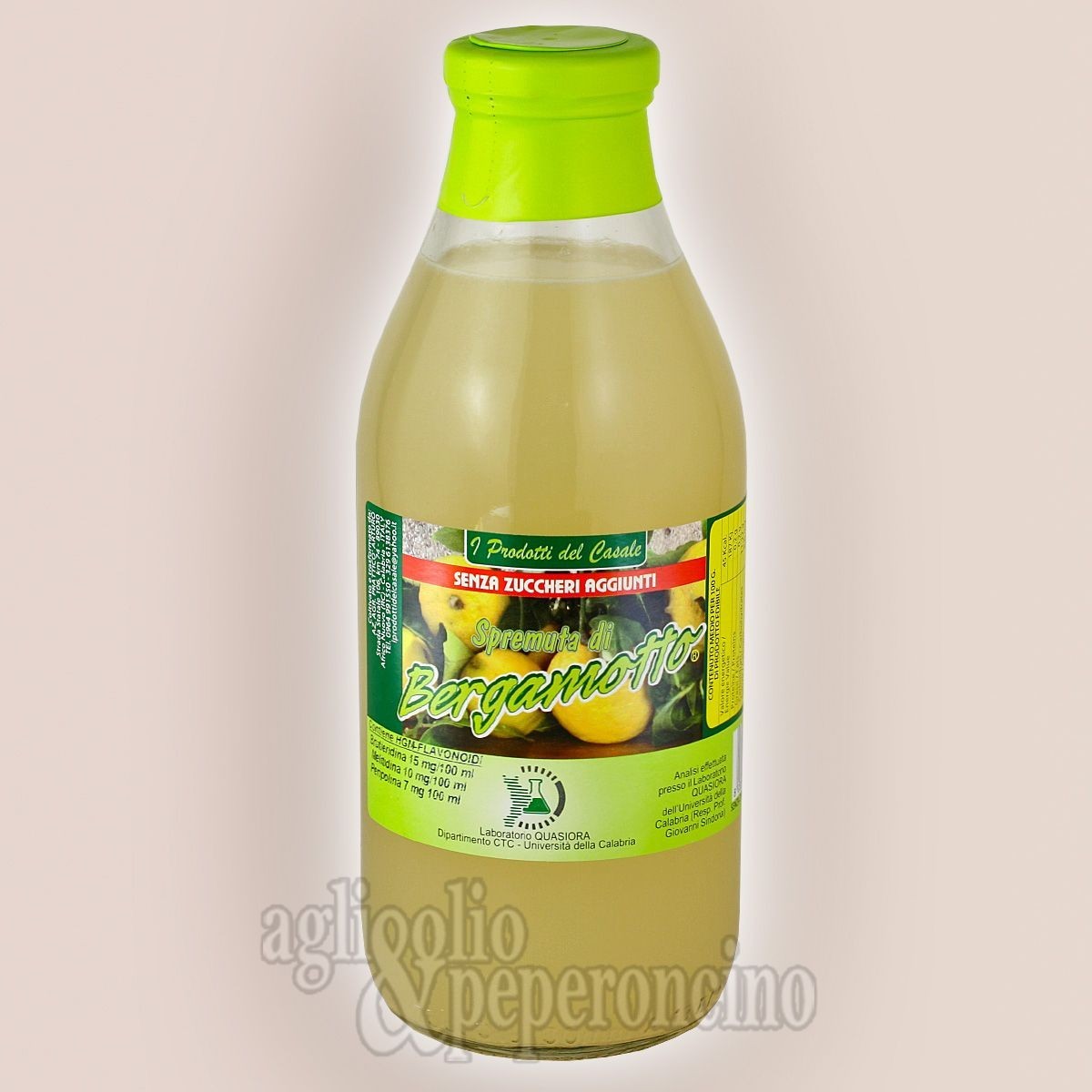 Spremuta bergamotto senza zucchero 750 ml - Azienda agricola Pratticò Arturo