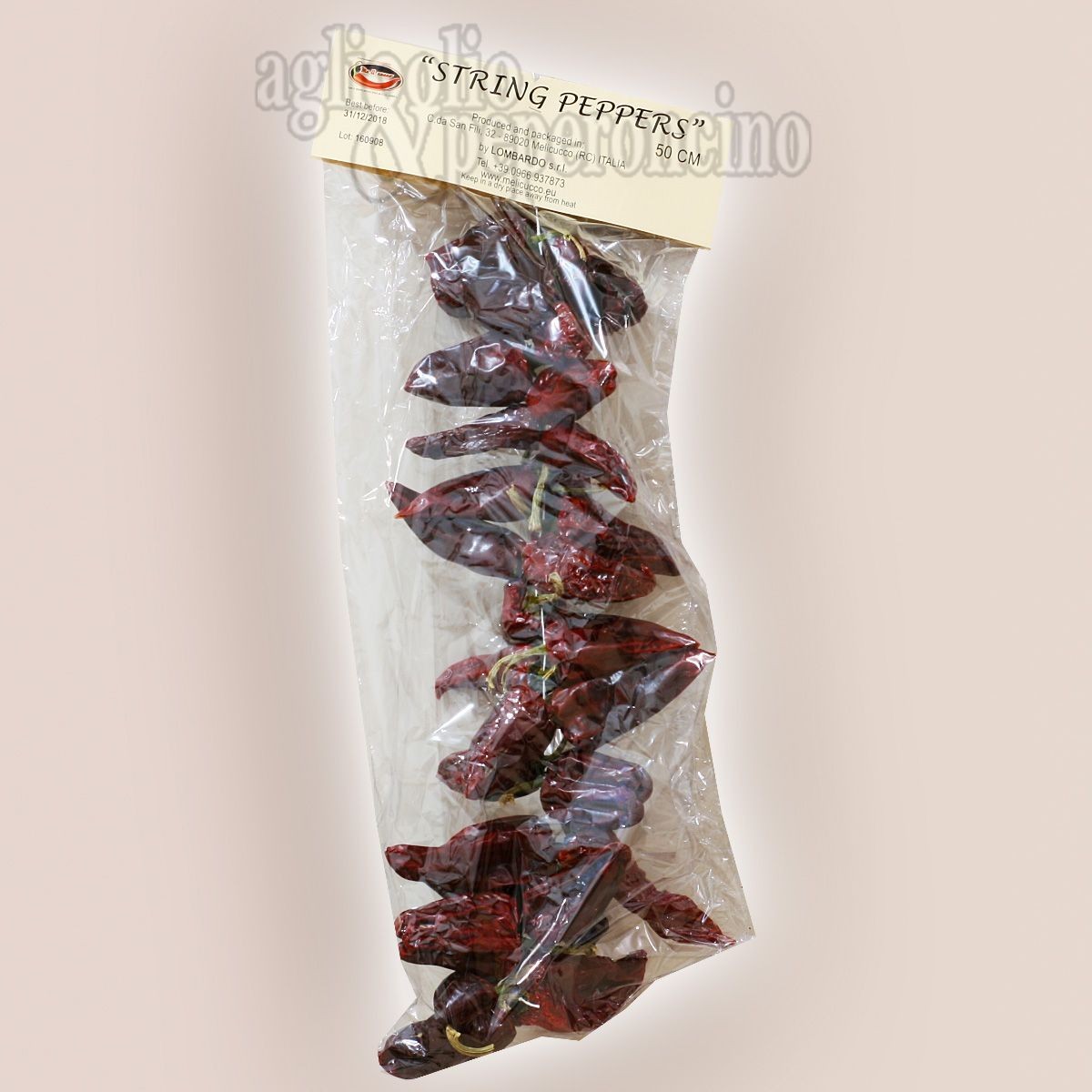 Peperoni calabresi piccanti a resta - 50 cm