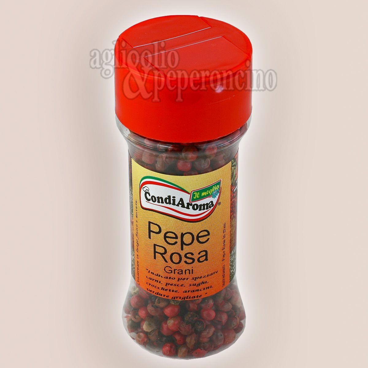 Pepe rosa in grani vasetto da 20 gr. - CondiAroma