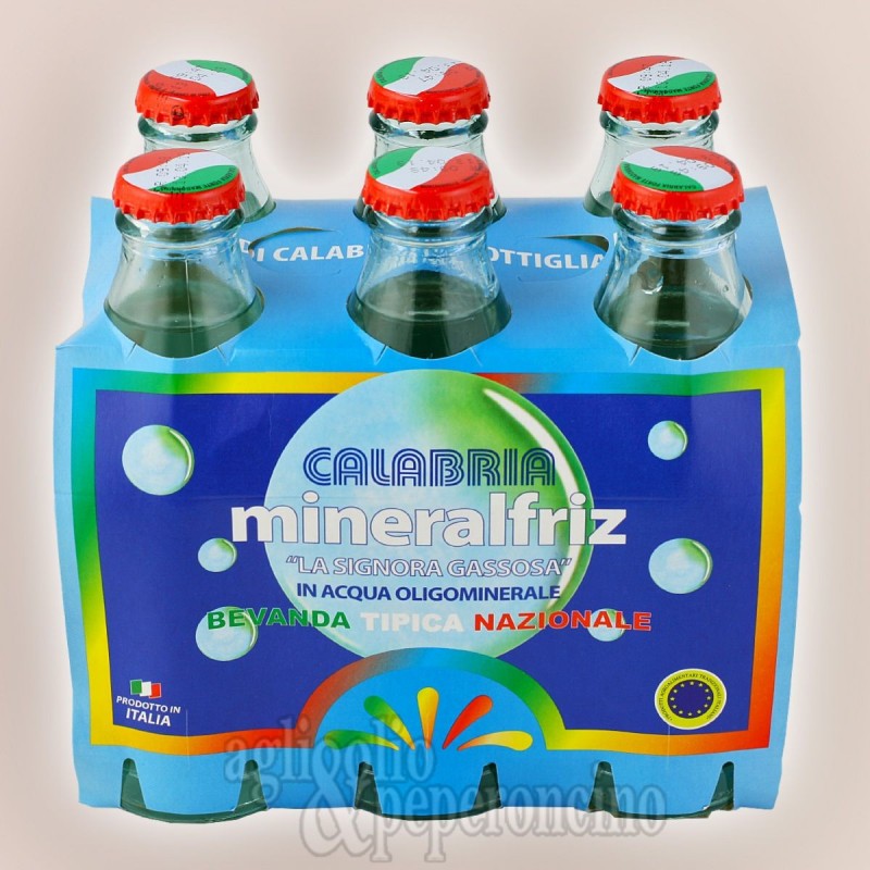 Gassosa Mineralfriz 6x18 cl - Bibita rinfrescante in acqua Calabria