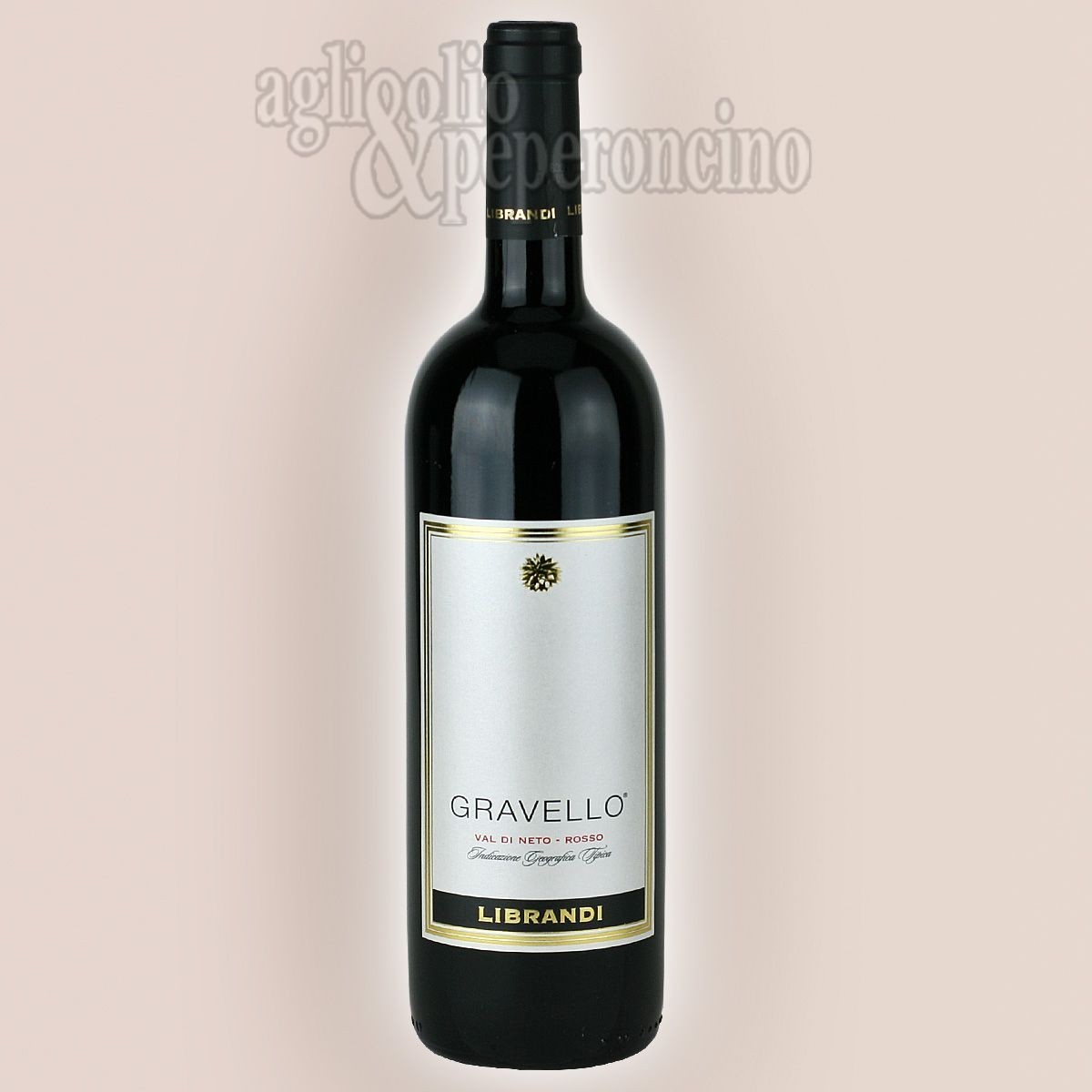 Vino Librandi Gravello in bottiglia da 75 cl - Val di Neto Rosso IGT