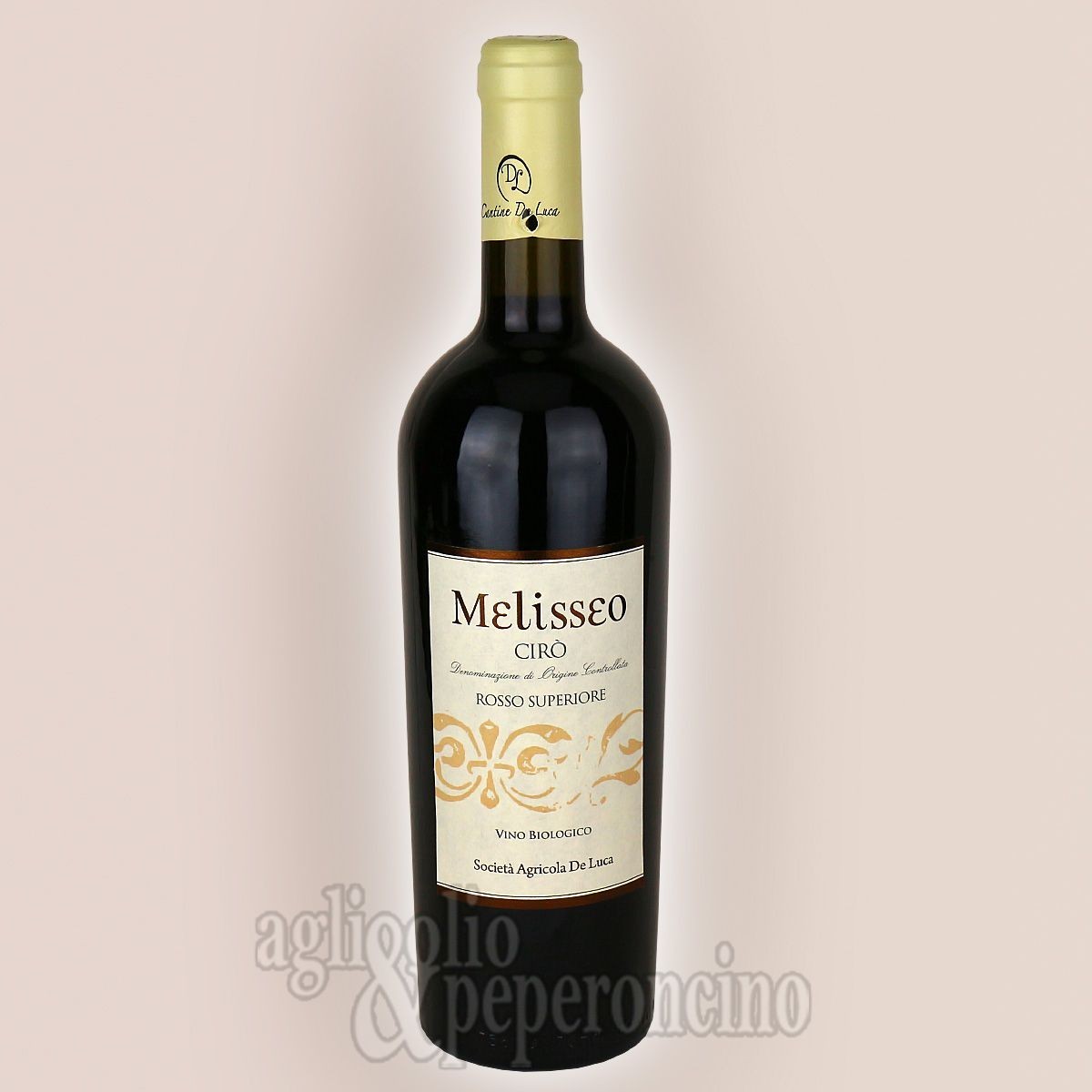 Melisseo Cirò DOC Rosso Superiore 750 ml - Vino biologico calabrese - Cantine De Luca