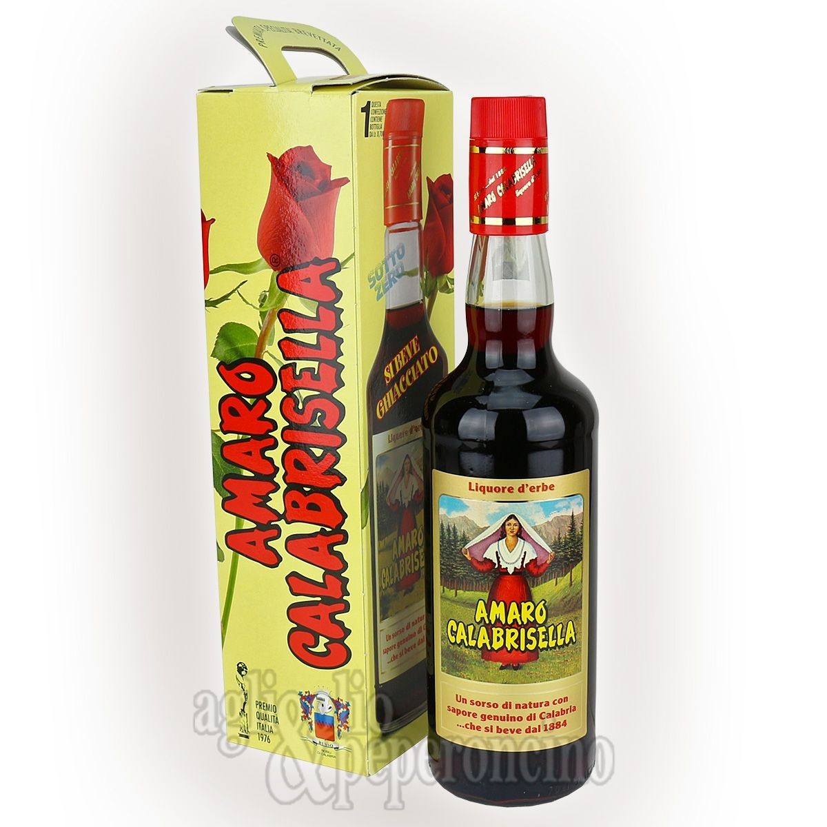 Amaro Calabrisella 70 cl - Liquore digestivo a base di erbe e radici di Calabria