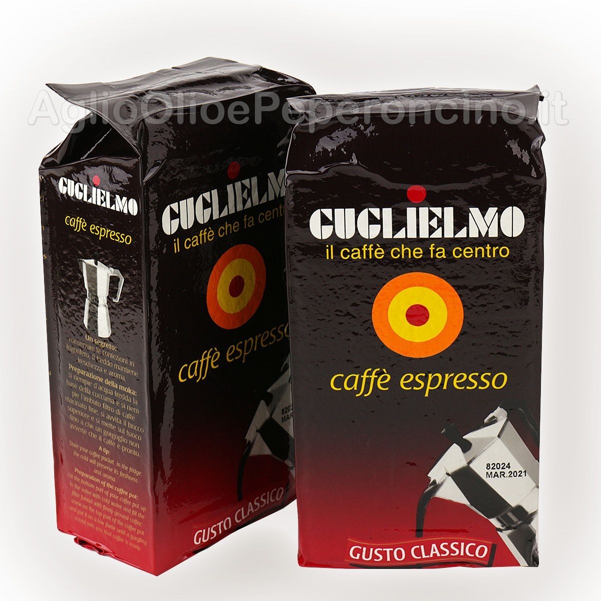 Caffè Guglielmo - Gusto Classico - Macinato 250 grammi