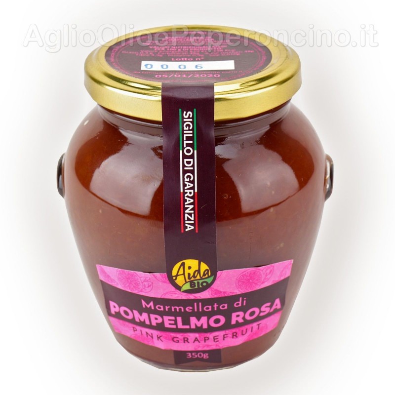 Marmellata di pompelmo rosa - Da frutta Bio di Calabria