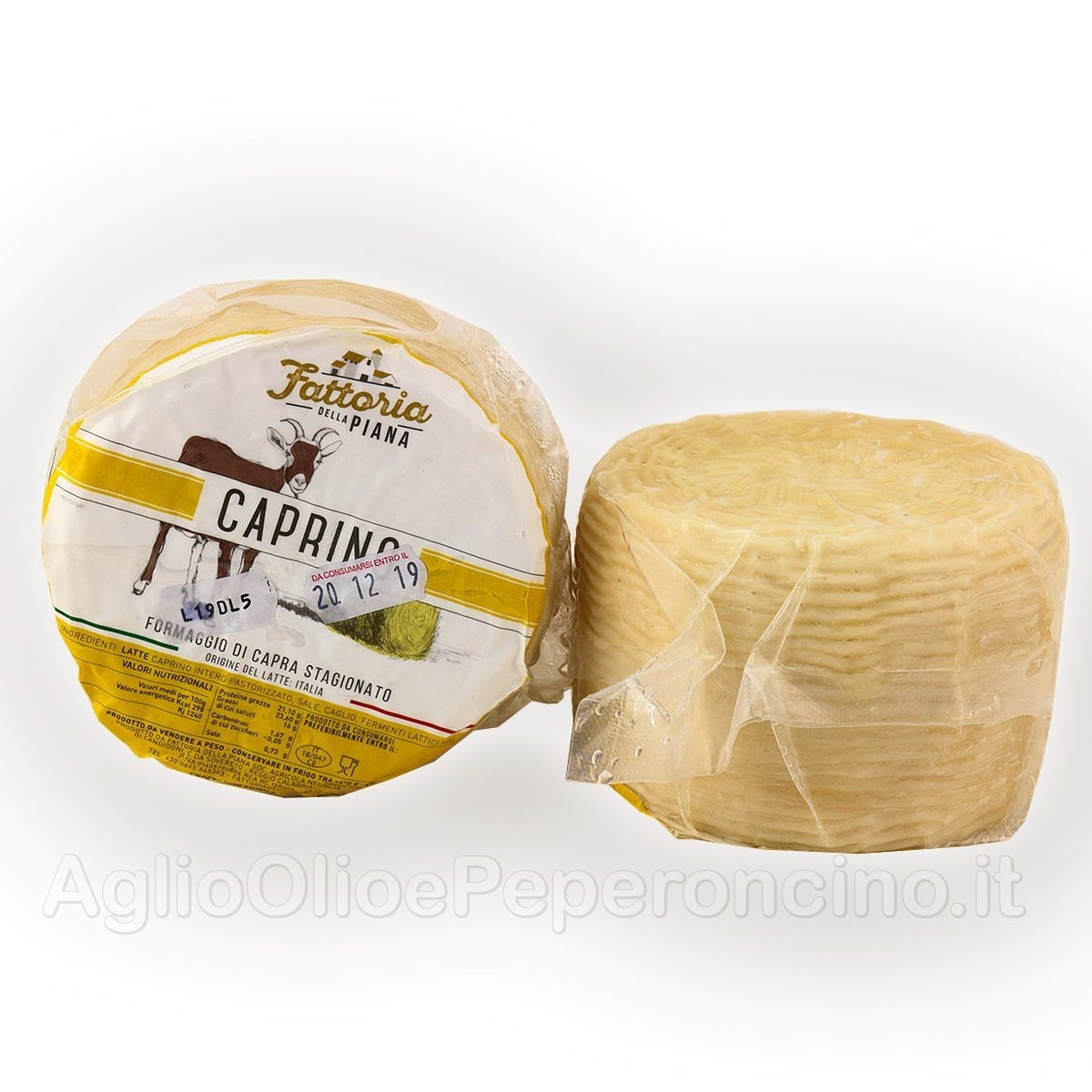 Formaggio caprino semi-stagionato calabrese - Fattoria della Piana