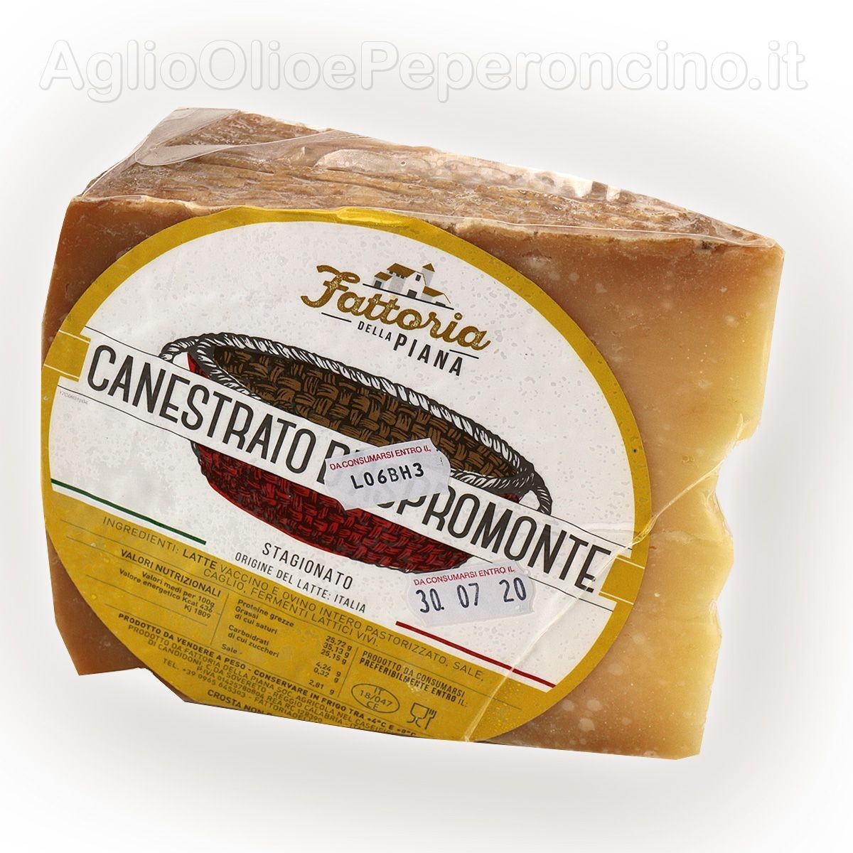 Canestrato d'Aspromonte - Fattoria della Piana