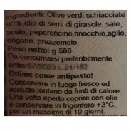 Olive schiacciate alla contadina - Ingredienti