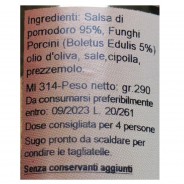 Sugo ai funghi porcini - Ingredienti