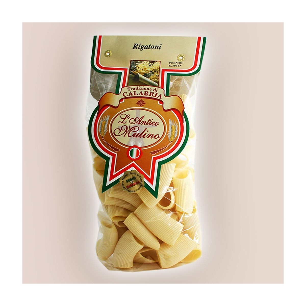 Rigatoni artigianali 500 gr.