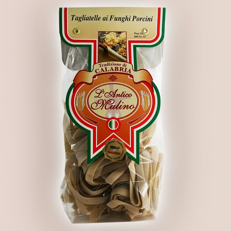 Tagliatelle ai funghi porcini artigianali 500 gr.