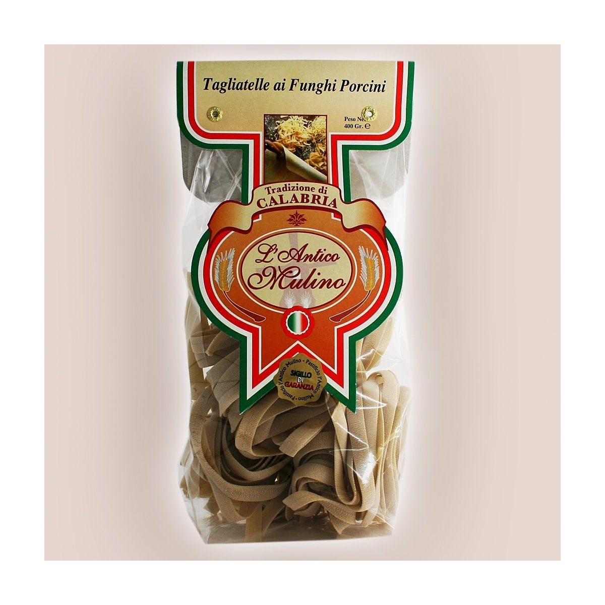 Tagliatelle ai funghi porcini artigianali 500 gr.